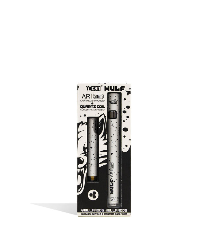 White Black Spatter packaging Wulf Mods ARI Slim Concentrate Kit on white background