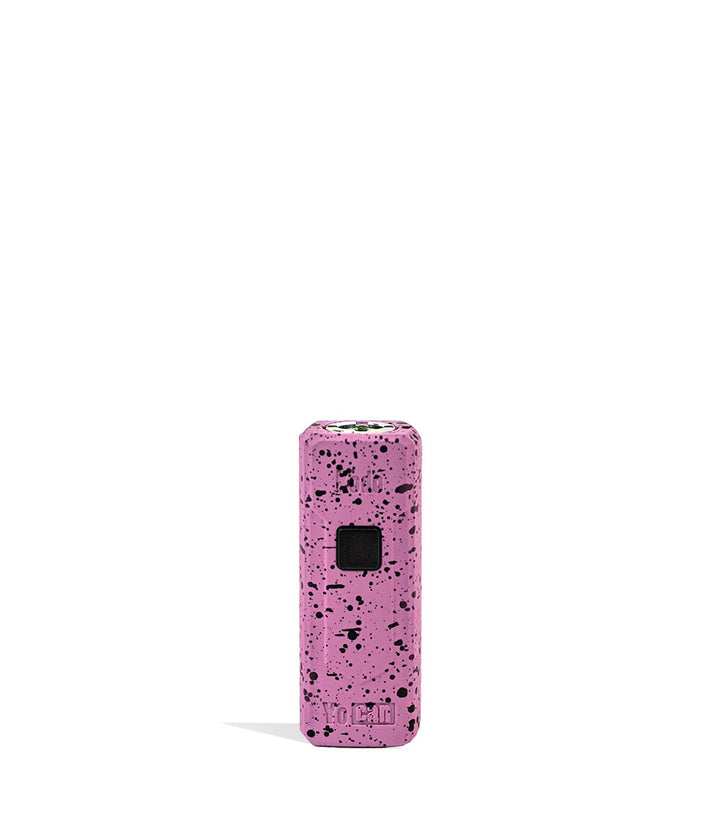 Pink Black Spatter Wulf Mods KODO Cartridge Vaporizer on white background