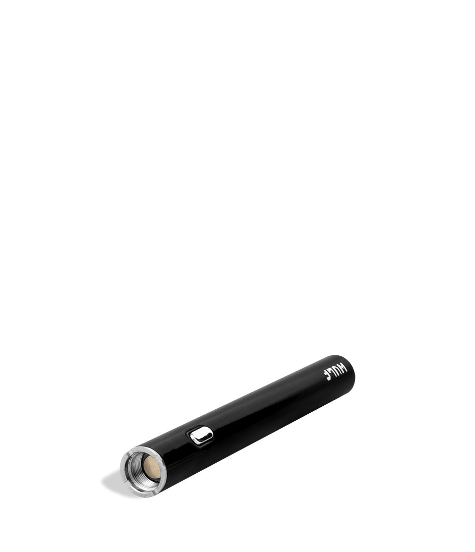 Black top view Wulf Mods SLK Vape Pen on white background